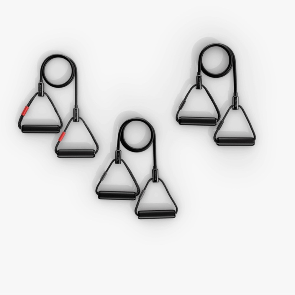 PELOTON Resistance Bands new in box: 3 Bands Light Medium Heavy Gym No Slip Grip